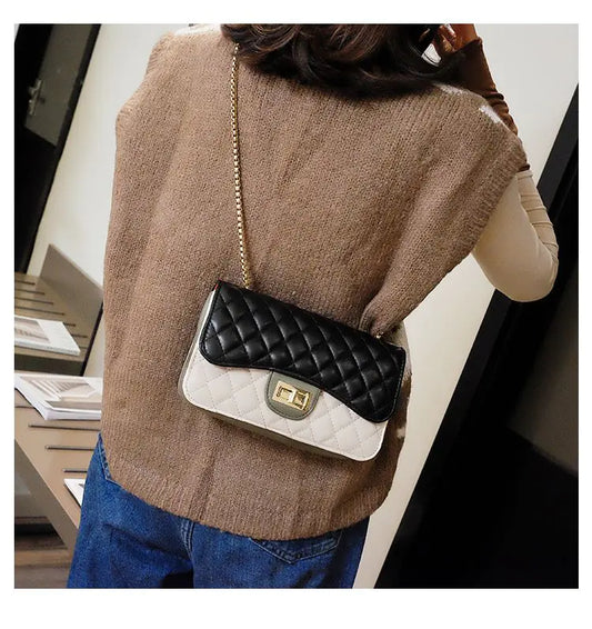 Color-Block Mini Shoulder Bag